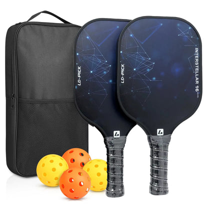 Ledao OEM Pickleball Paddle | Raw Fiberglass Face with 16mm EPP Foam Core | Thermoformed for Enhanced Spin & Power