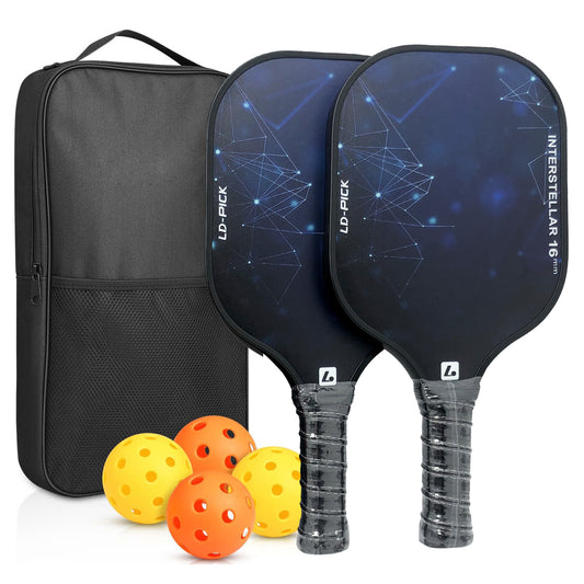 Ledao OEM Pickleball Paddle | Raw Fiberglass Face with 16mm EPP Foam Core | Thermoformed for Enhanced Spin & Power