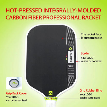 Ledao OEM/ODM Pickleball Paddles - INTERSTELLAR Series | Custom T700 Carbon Fiber & Polymer Core | Factory Direct Customization