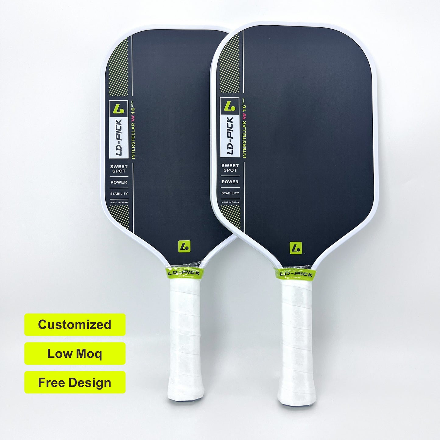 Ledao OEM/ODM Pickleball Paddles - INTERSTELLAR Series | Custom T700 Carbon Fiber & Polymer Core | Factory Direct Customization