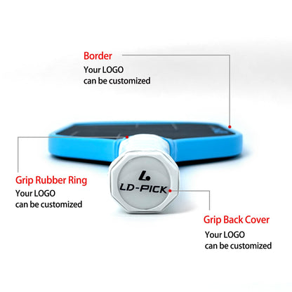 Ledao OEM Pickleball Paddle | Toray T700 Gen 4 Carbon Fiber | 16mm Core & Rough Surface | Factory Direct Customization