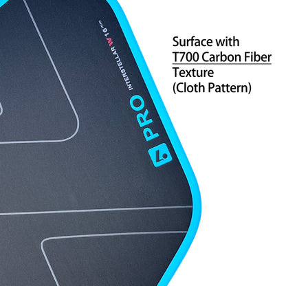 Ledao OEM Pickleball Paddle | Toray T700 Gen 4 Carbon Fiber | 16mm Core & Rough Surface | Factory Direct Customization